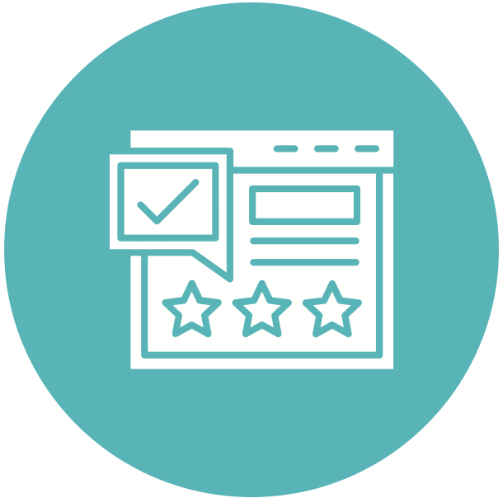 Evaluation of Education icon of a graduation cap and textbook